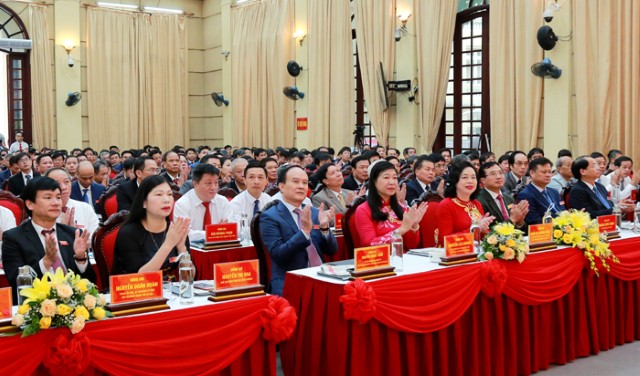 Đồng chí Nguyễn Ngọc Tuấn dự Đại hội Đảng bộ Khối doanh nghiệp Hà Nội